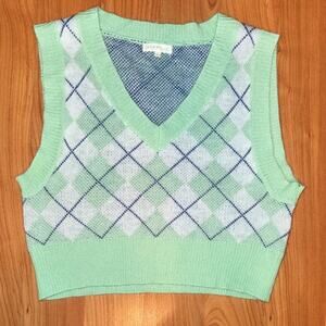Ultra Flirt Green Y2K Vest XL EUC